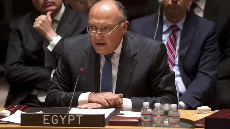وزير الخارجية المصري يرسل برقية إلى رئيس مجلس الأمن الدولي مبدياً اعتراض مصر على أمر