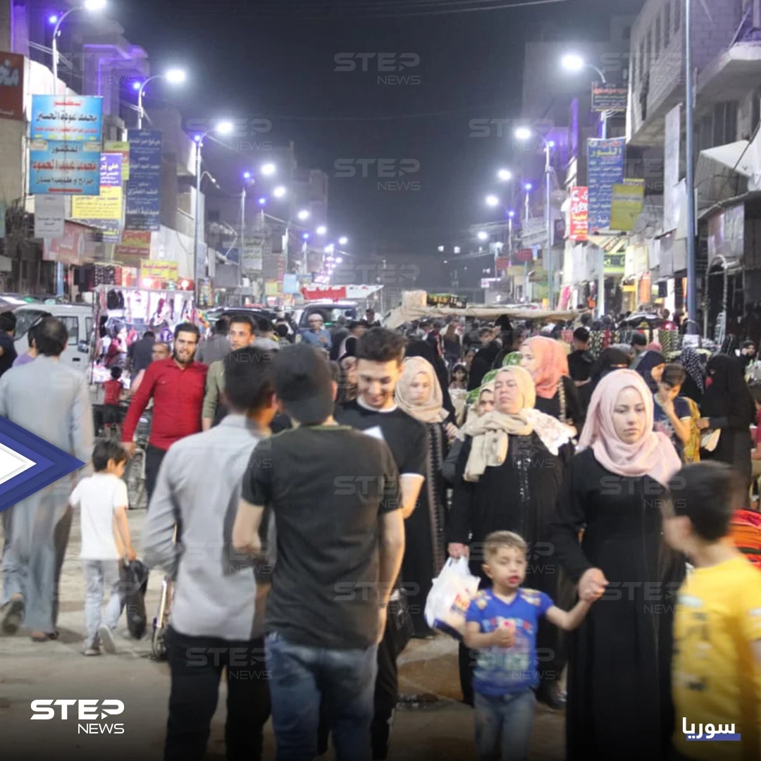 من أجواء عيد الفطر المبارك في مدينة الرقة بظل استنفار عسكري لميليشيا قسد بالمدينة