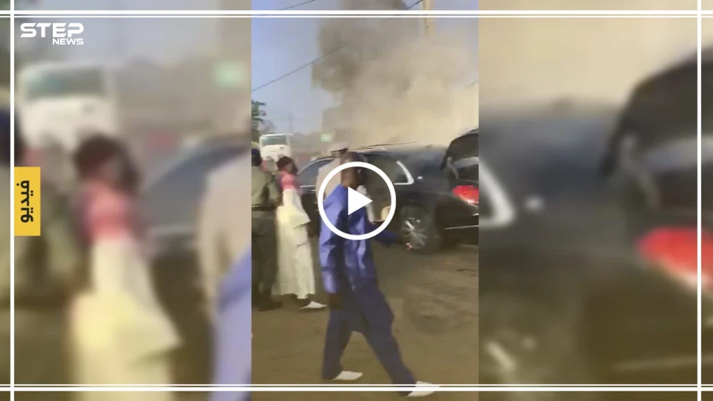 نجاة الرئيس السنغالي بعد احتراق سيارته وهو بداخلها (فيديو)