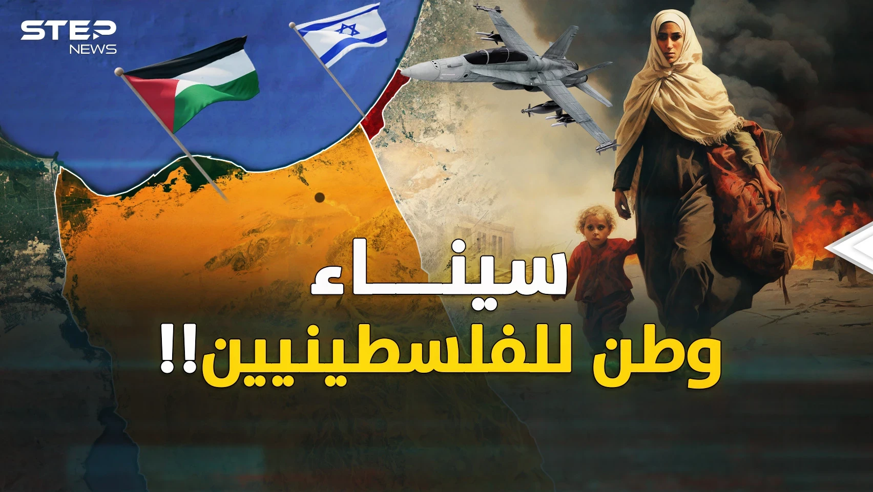 غزة للإسرائيليين وسيناء المصرية وطن قومي للفلسطينيين؟! مخطط ما بعد طوفان الأقصى!