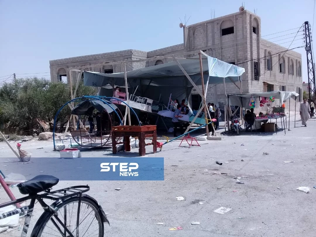 عدسة ستيب نيوز ترصد مظاهر العيد في بلدة جيرود بالقلمون الشرقي في ريف دمشق
