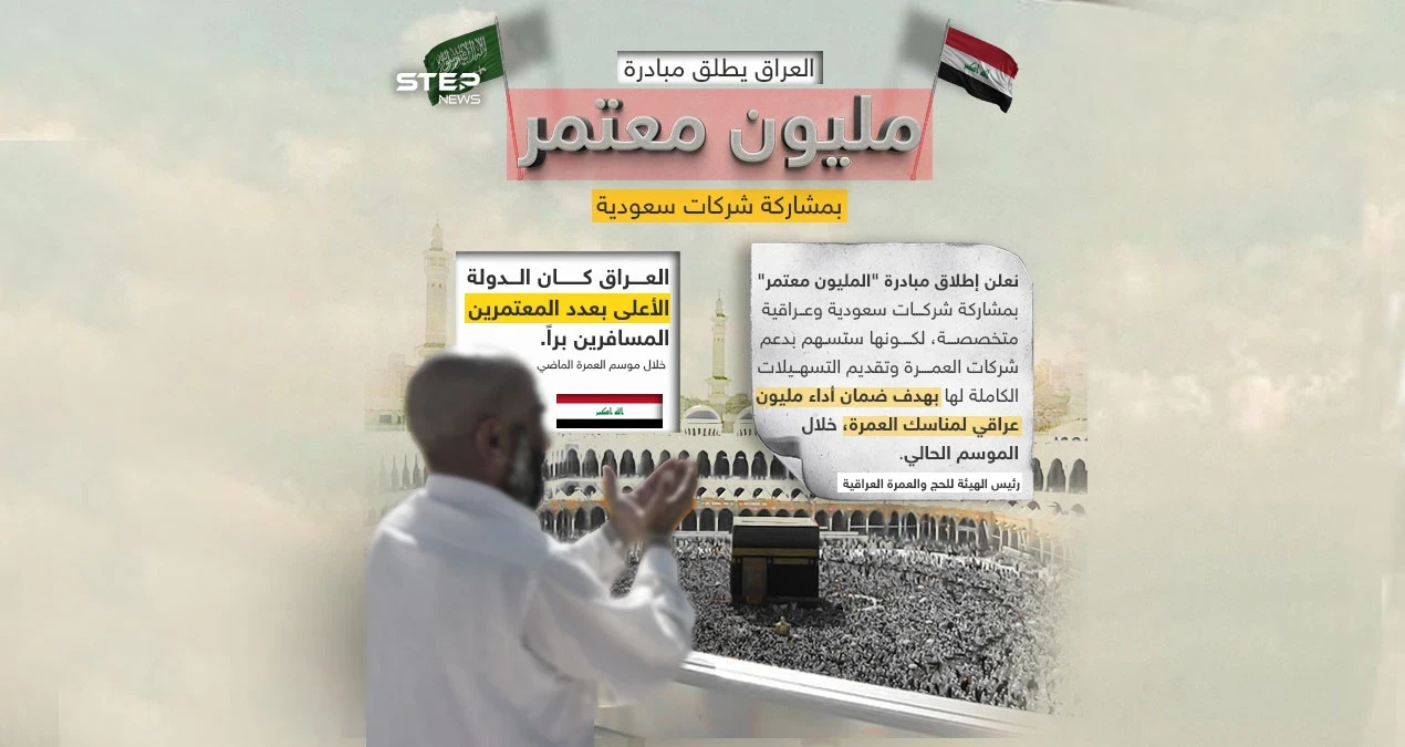 العراق يدشن مبادرة "المليون معتمر"