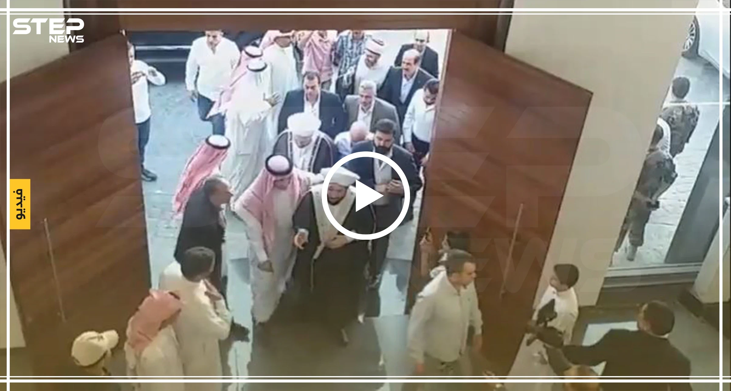 شاهد كيف يمدح مفتي النظام السوري "حسون" في مراسيم تنصيب "فرحان المرسومي" شيخاً