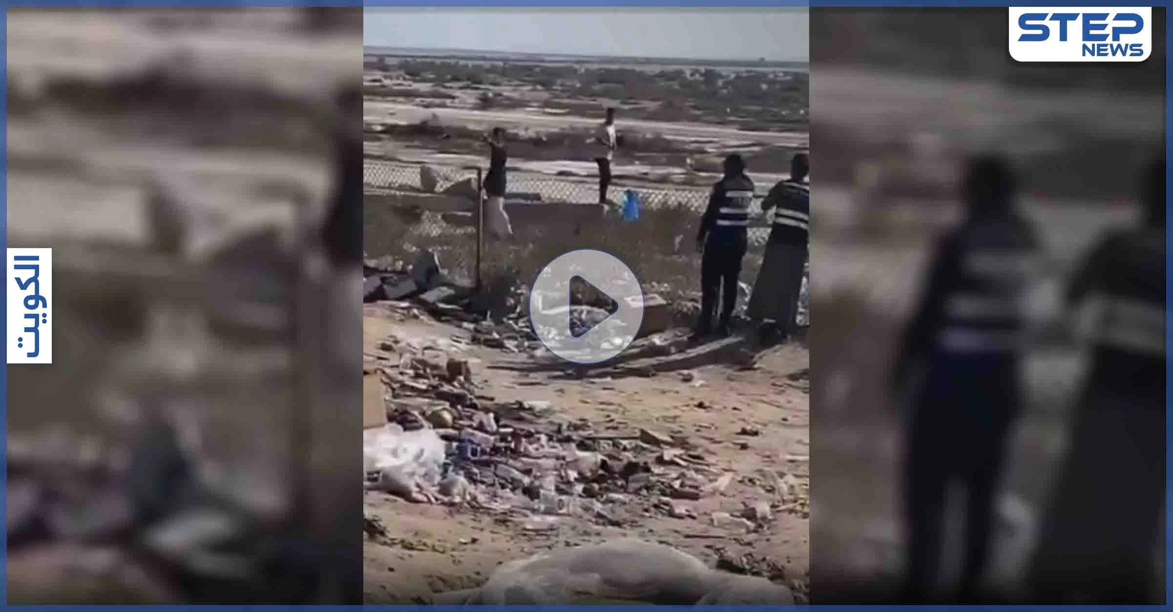 بالفيديو|| شرطي يوثق الحادثة.. شاب بدون في الكويت يحاول إنهاء حياته بطرق مختلفة احتجاجاً