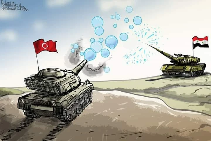 كاريكاتير || المواجهات التركية الروسية