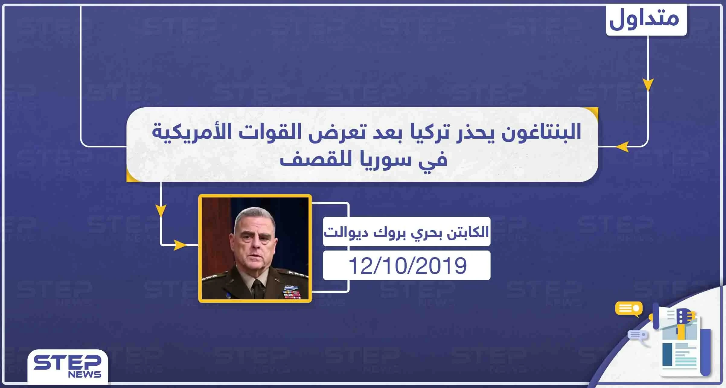 القوات الأمريكية في سوريا تتعرض لقصف تركي والبنتاغون يحذر