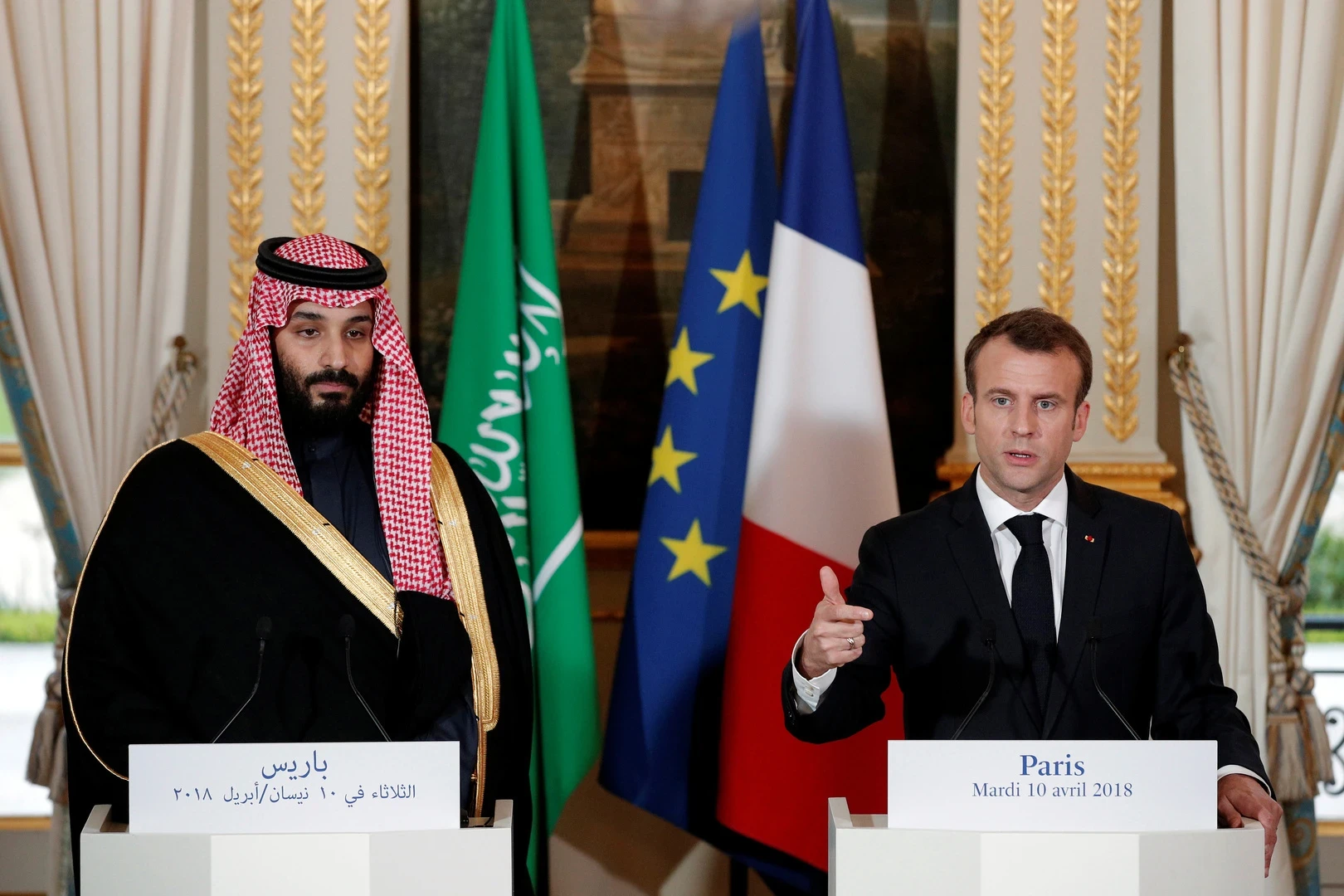 ماكرون يُعلن عن مبادرة مشتركة لعودة العلاقات السعودية اللبنانية (فيديو)