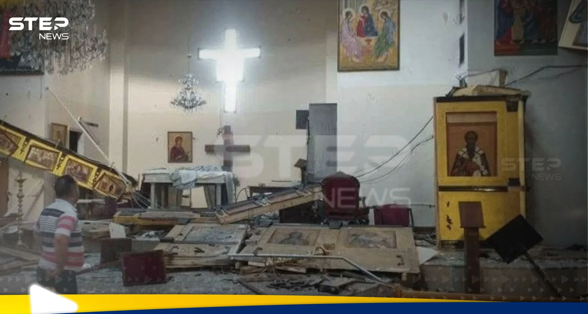 انفجار ضخم بكنيسة "مار الياس" شرق دمشق.. ووقوع عدد من القتلى والجرحى