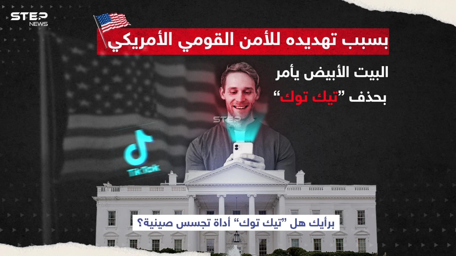 البيت الأبيض يأمر بحذف تطبيق "تيك توك" لتهديده الأمن القومي.. والصين ترفض القرار، برأيك هل تستخدم الصين التطبيق كأداة للتجسس؟