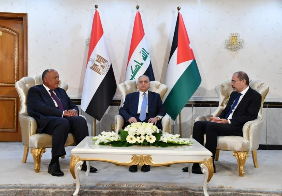 بينها الملف السوري.. بيان مصري حول القمة الثلاثية في بغداد والكاظمي يكشف أبرز الملفات التي تم التوافق عليها