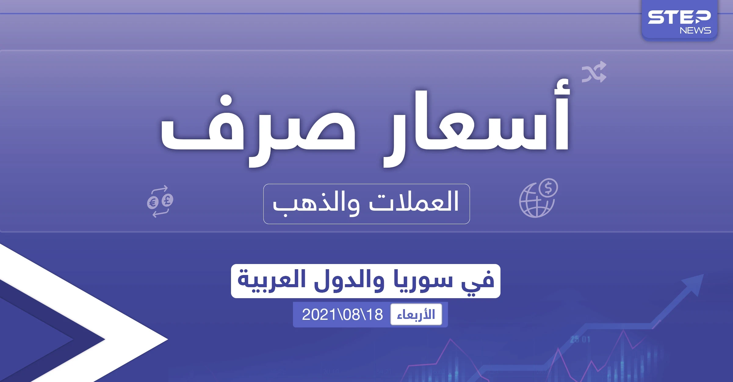 أسعار الذهب والعملات للدول العربية وتركيا اليوم الأربعاء الموافق 18 آب 2021