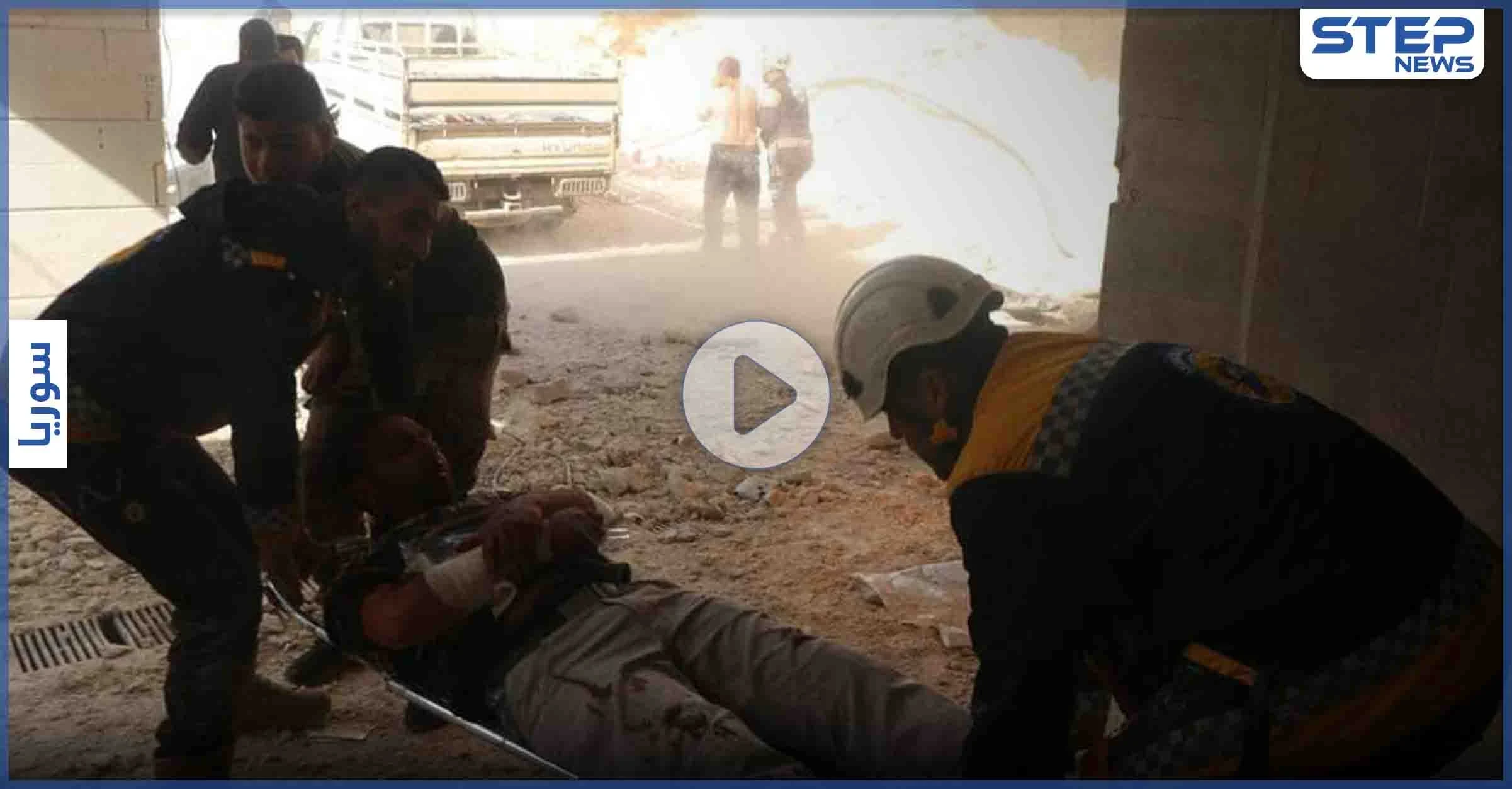 بالفيديو || بحصيلة غير نهائية.. 5 قتلى وعدد من الجرحى جراء استهداف النظام مستشفى المغارة غربي حلب