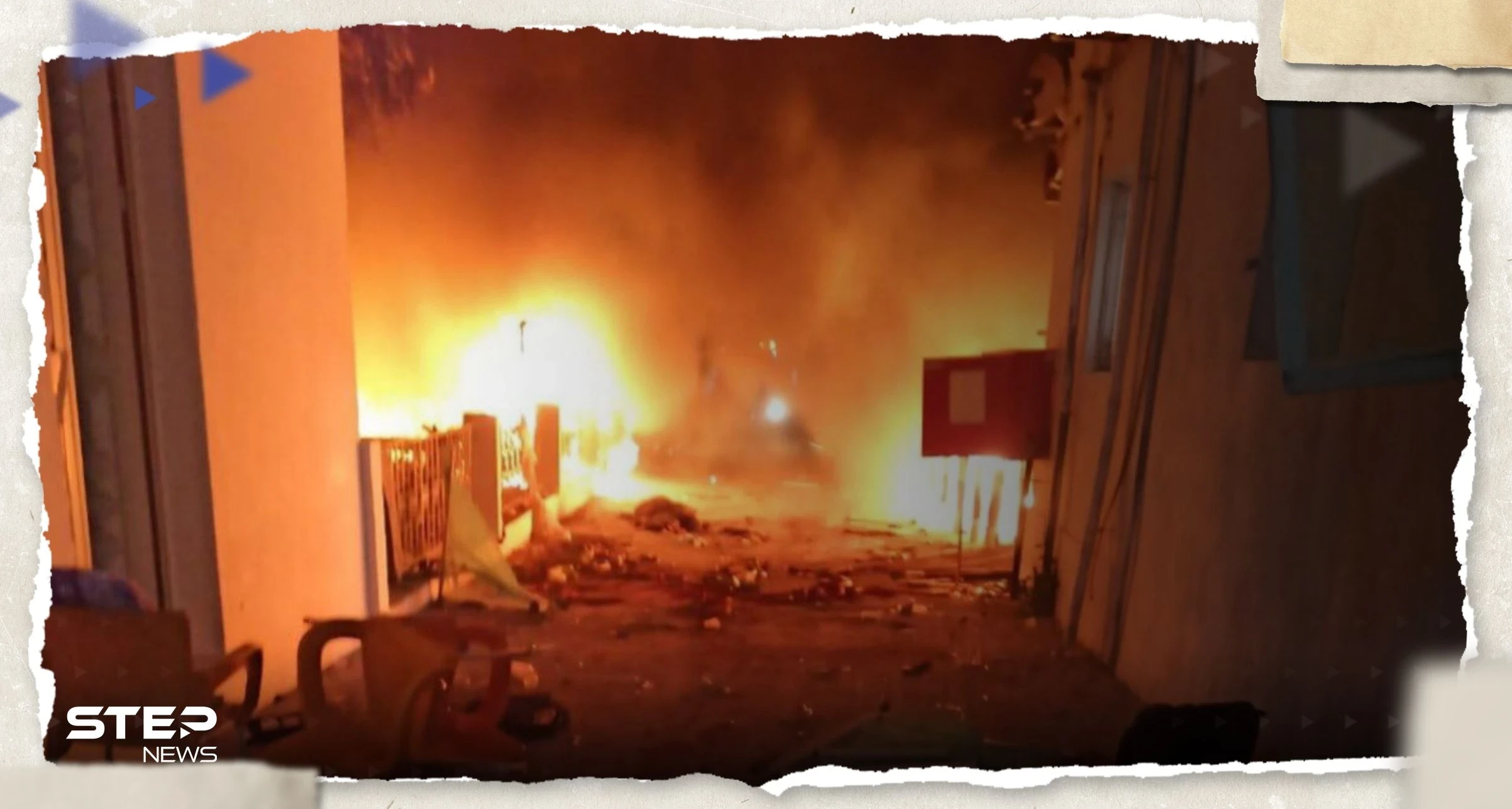 الجيش الإسرائيلي يرتكب مجزرة في أحد مشافي غزة.. وفيديو يرصد اللحظات الأولى للقصف