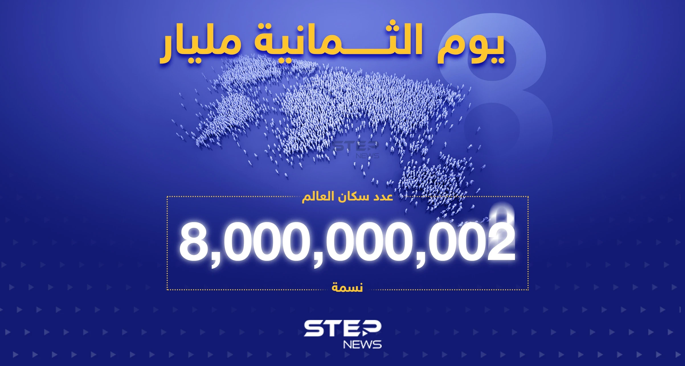 يوم الثمانية مليار ... الأمم المتحدة تعلن تخطي عدد سكان العالم الـ 8 مليارات نسمة