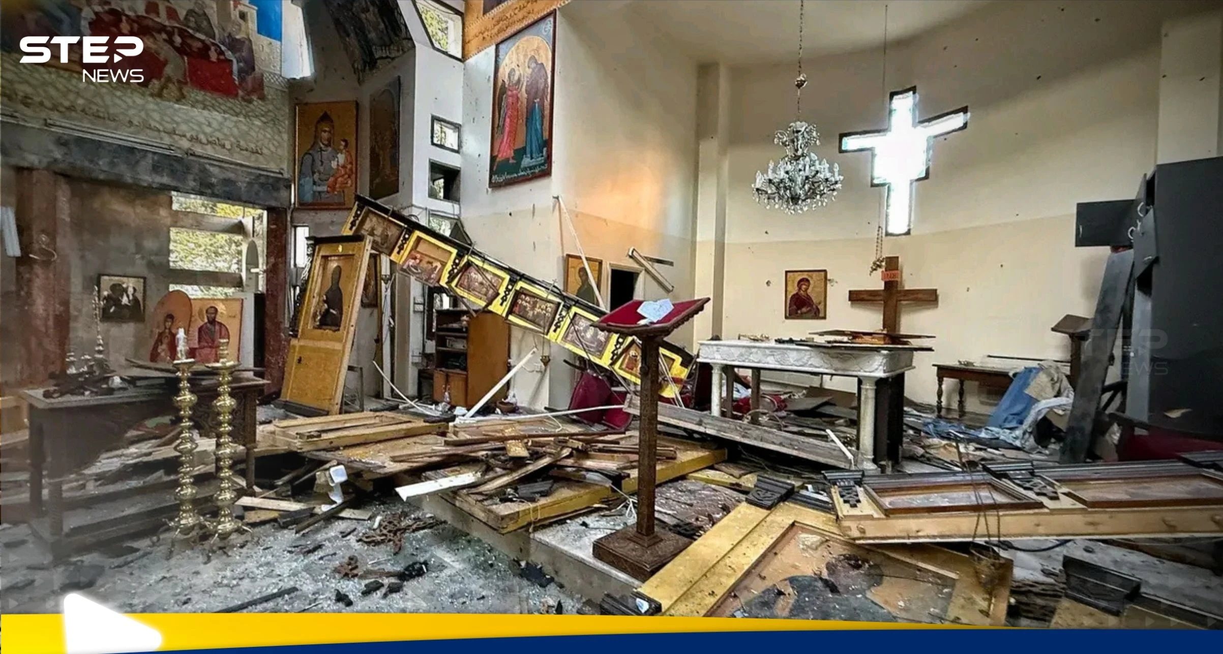 شاهد عيان يروي تفاصيل ما حدث داخل كنيسة مار الياس في الدويلعة بدمشق والداخلية السورية تحدد من يقف خلف التفجير (فيديو)