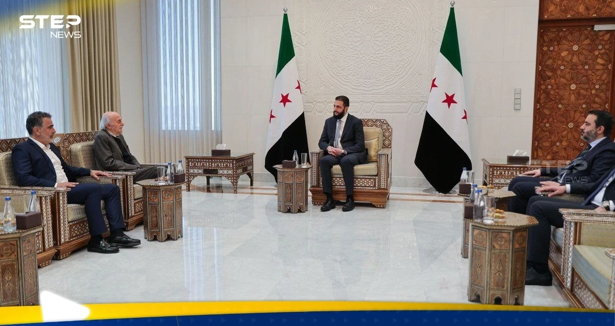 الشرع يستقبل جنبلاط.. ومصدر يكشف ماذا طلب الأخير