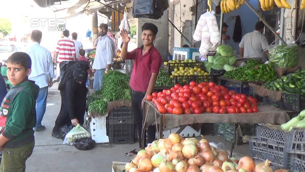 كاميرا ستيب تتجول في أسواق مدينة الطبقة بريف الرقة