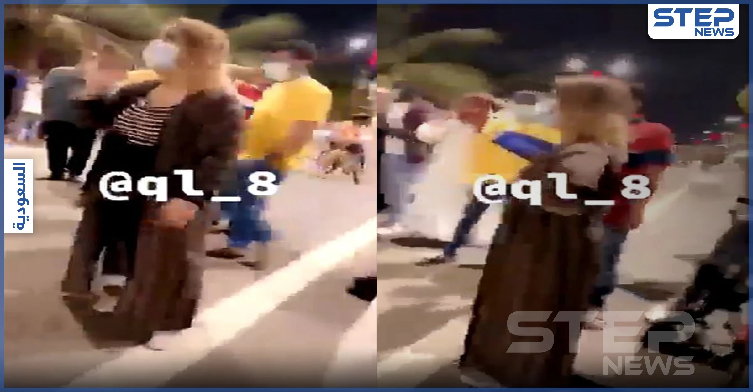 بالفيديو|| مضاربة الكورنيش أشعلت غضب السعوديين.. مشادة كلامية بألفاظٍ مُعيبة بين فتاة شقراء وشاب بشوارع جدة