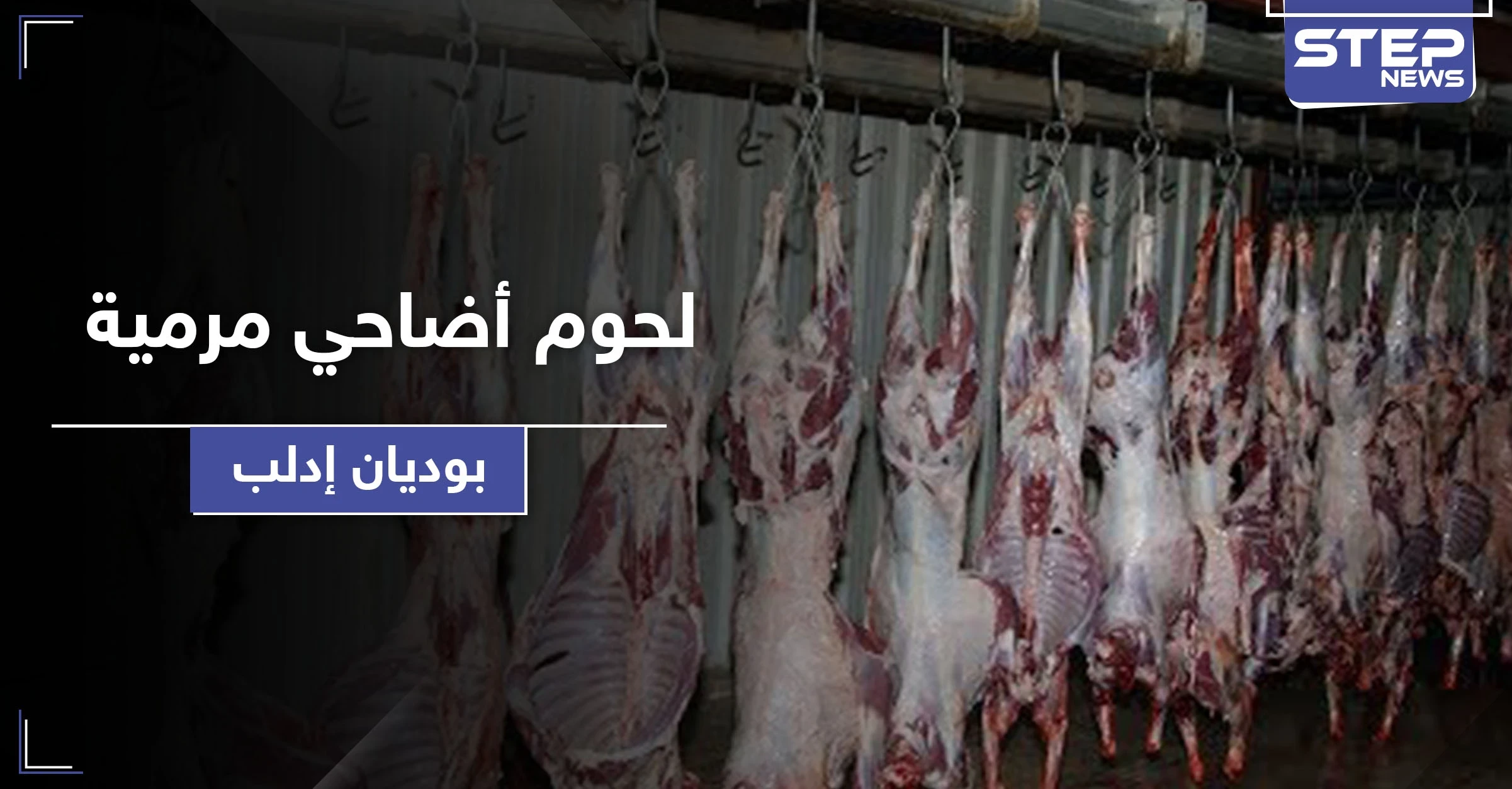 بالصور|| منظمات ترمي أطنان من لحوم الأضاحي الفاسدة بوديان إدلب والمخيمات لم ترى منها شيء