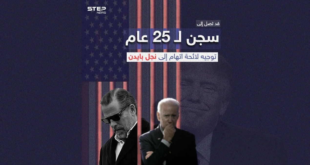 العدوى تنتقل لبايدن.. صداع المحاكمات يلاحقه كما ترامب في عقوبة تصل إلى 25 عام بحق هانتر بايدن