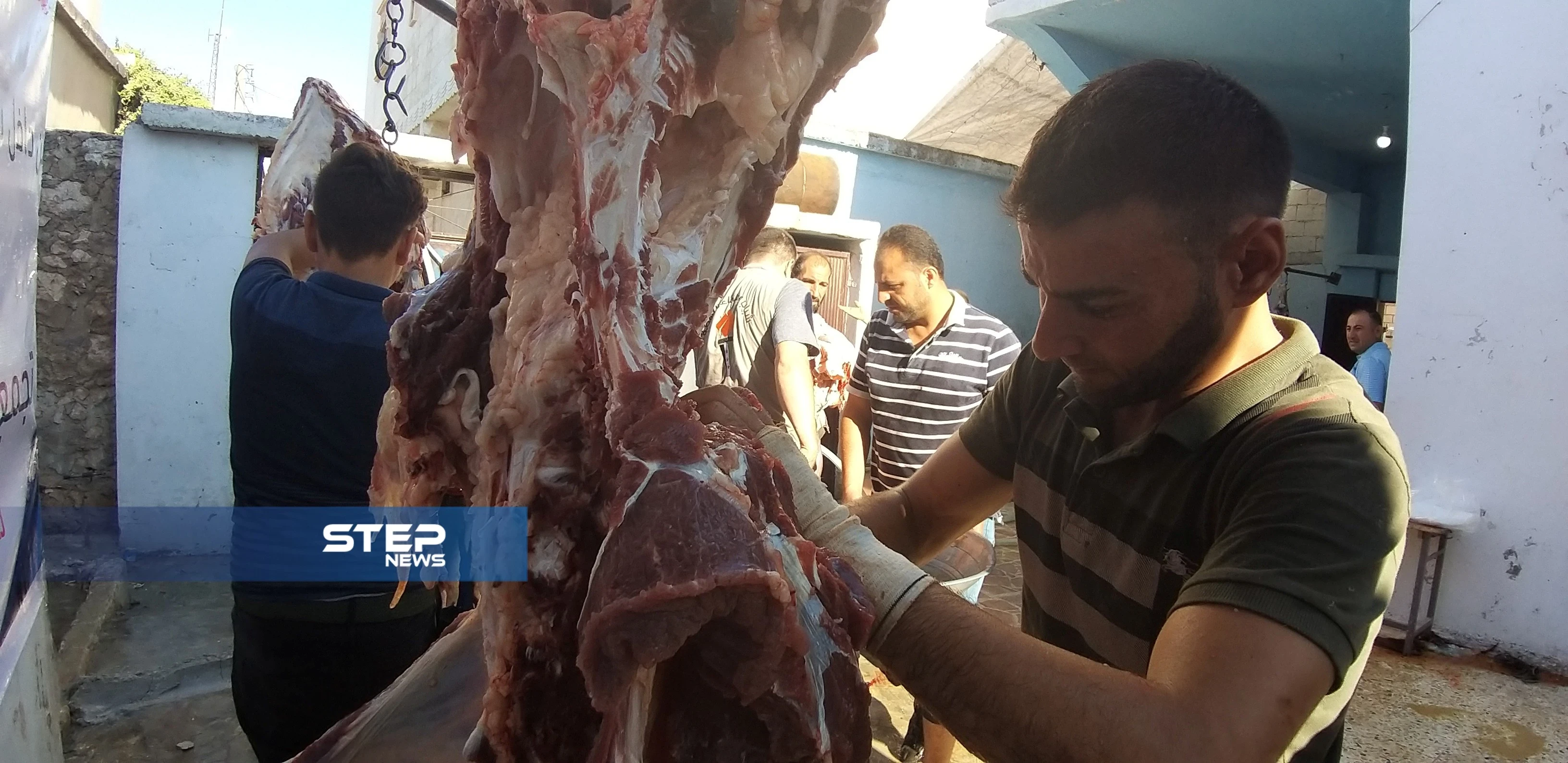 شاهد بالصور: جانب من أضاحي العيد بريف حلب الغربي