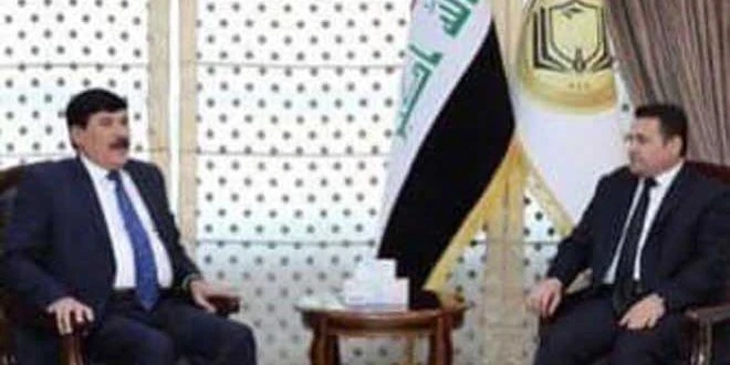 ناقشا مواضيع حساسة.. مباحثات بين سفير النظام السوري ومستشار الأمن القومي العراقي ببغداد