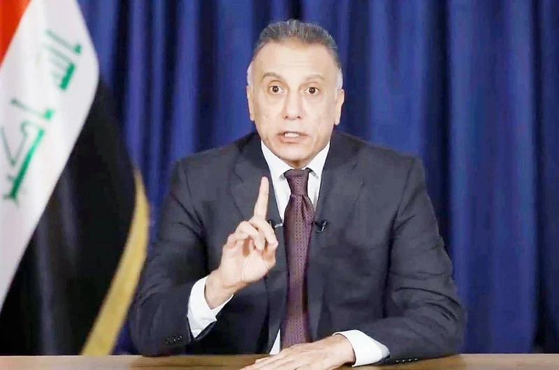 الكاظمي يضع العراقيين أمام خيارين بينهما "القتال والفوضى"