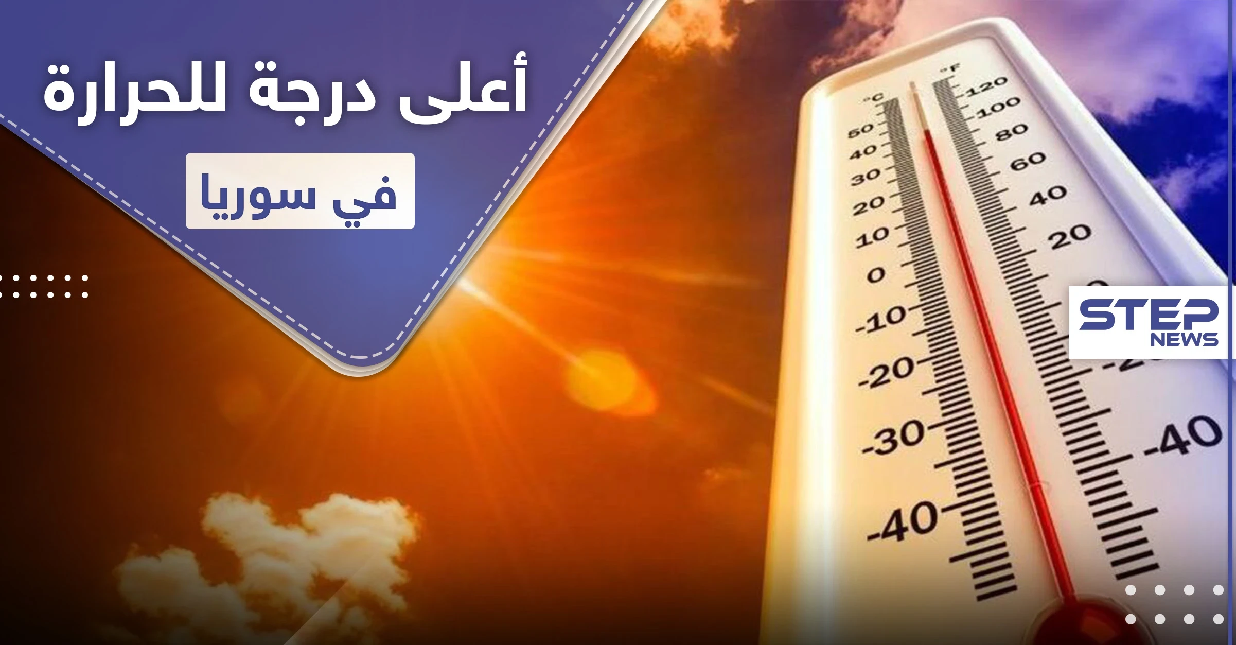 في المرتبة الأولى.. مدينة سورية تسجل أعلى درجة حرارة في العالم