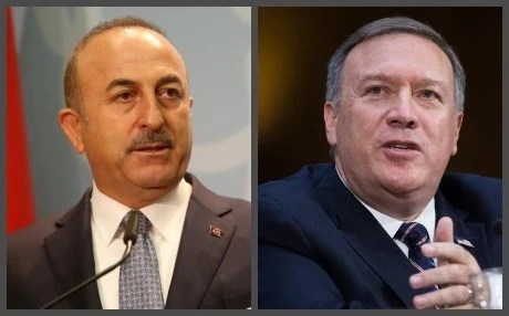 بومبيو: ملتزمون بمخاوف تركيا، وأوغلو يُشيد باتفاق إدلب