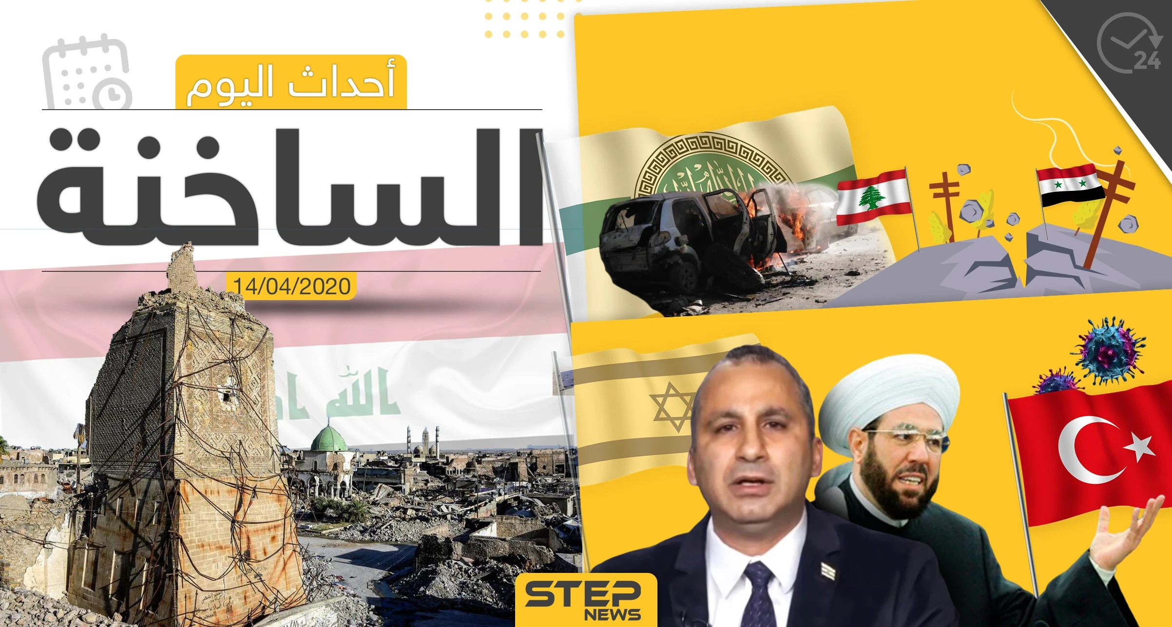 أهم أحداث سوريا والعالم- الثلاثاء 14/04/2020