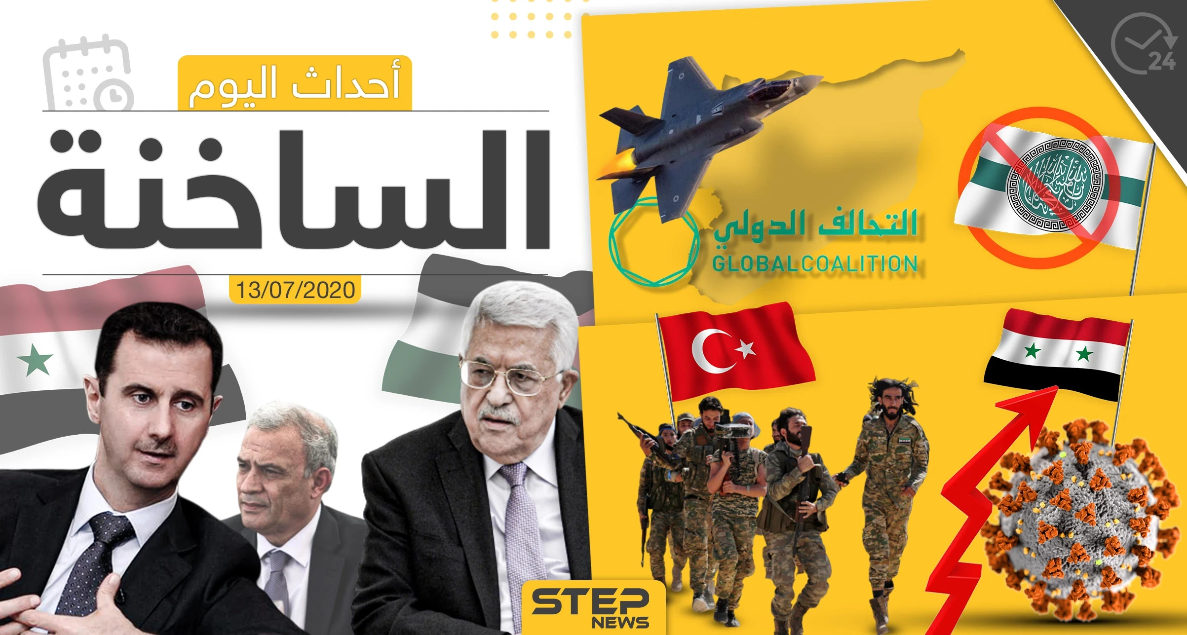 أهم أحداث سوريا والعالم- الاثنين 13/07/2020