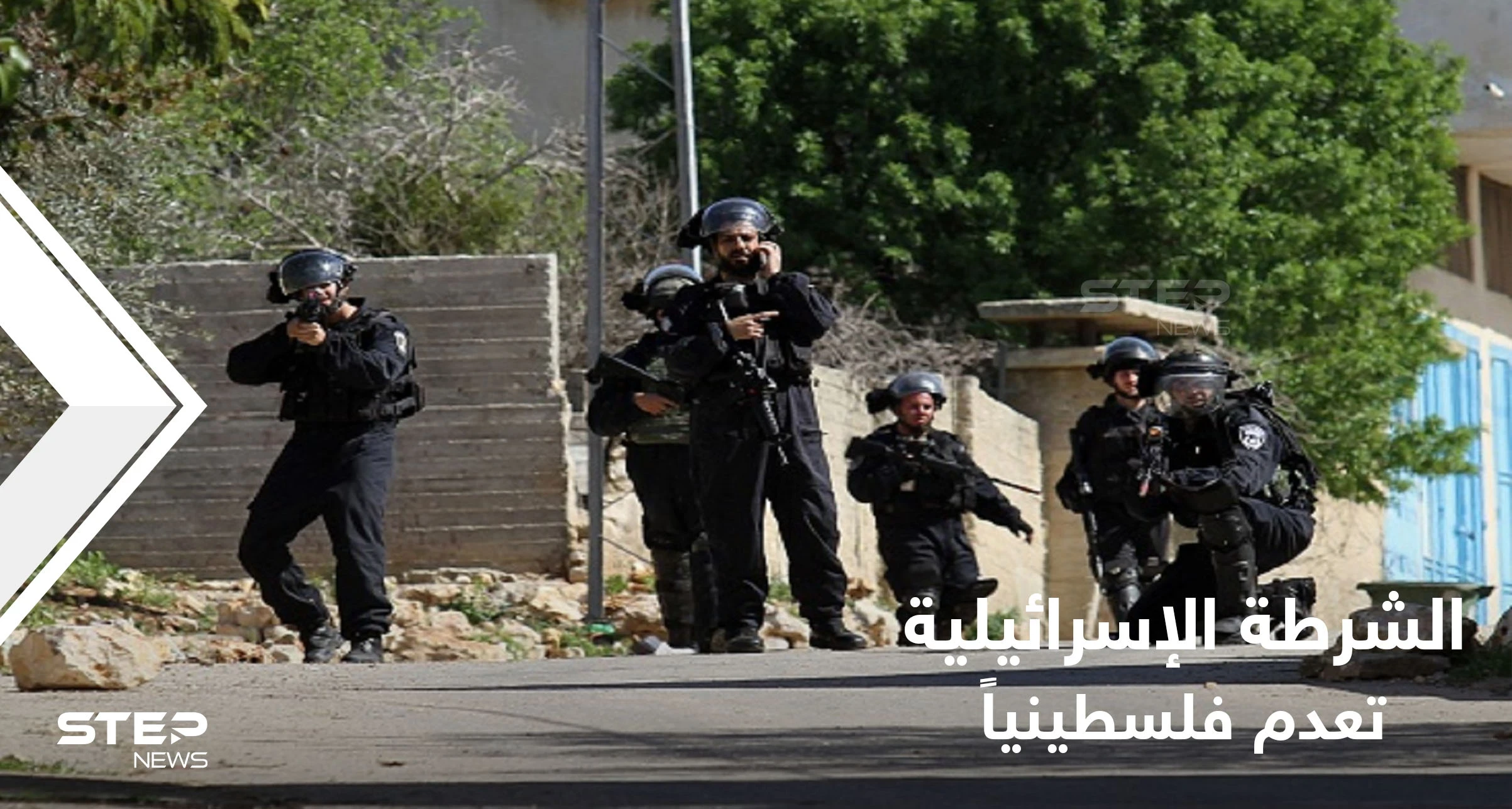 شاهد || الشرطة الإسرائيلية تعدم شاباً فلسطينياً في منطقة باب العامود بمدينة القدس