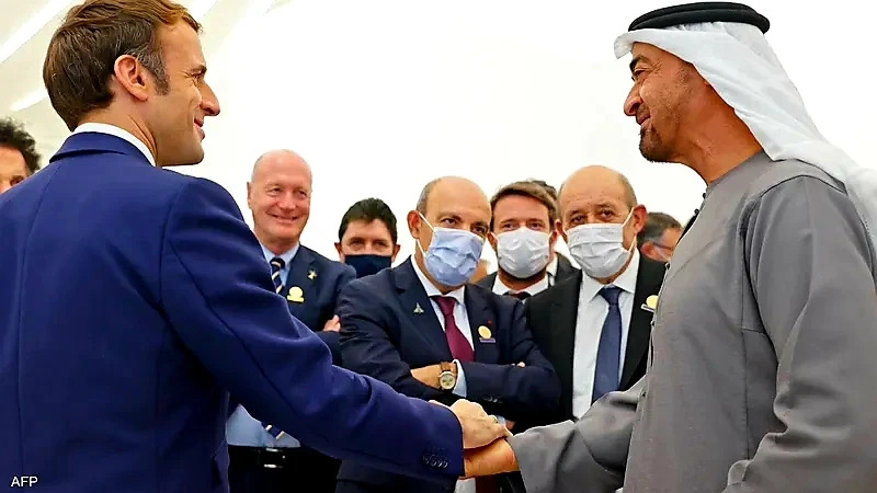بيان مشترك إماراتي فرنسي يوضّح الاتفاق على عدة قضايا بين ماكرون وبن زايد