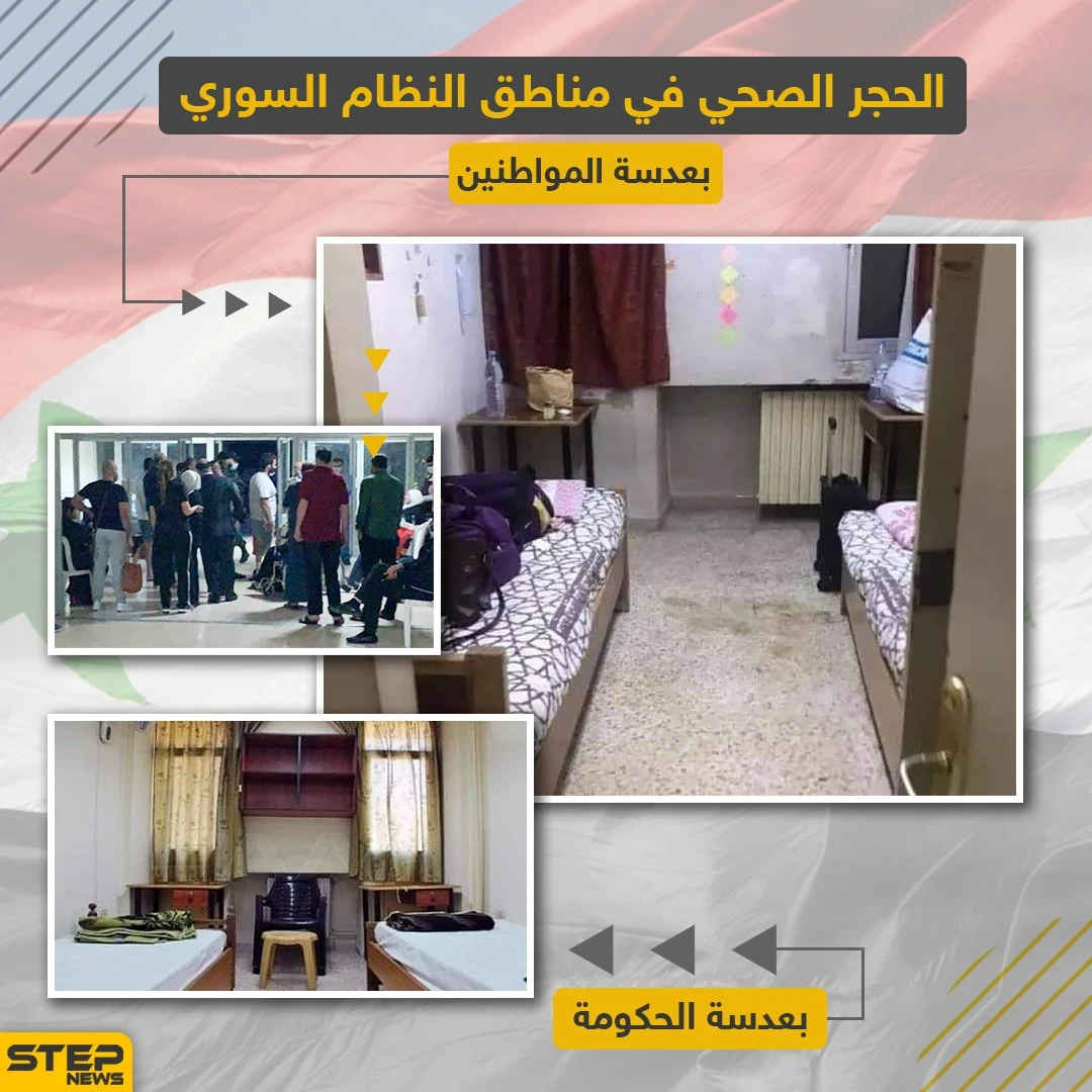 الحجر الصحي في مناطق النظام السوري بعدستين مختلفتين
