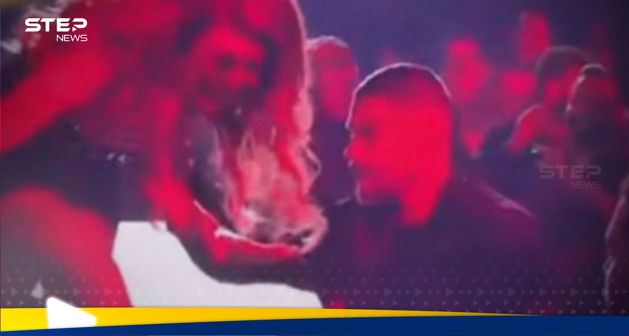شاهد|| نوال الزغبي تسقط على المسرح بعد تعثرها بمكبرات الصوت.. ورد فعل سريع