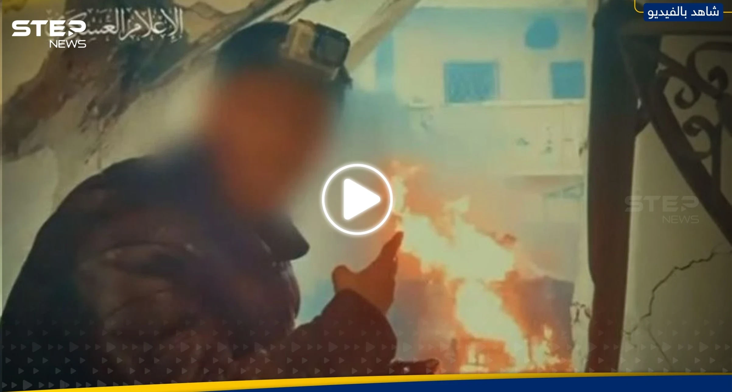 مقاتل التقط "سيلفي" مع دبابة متفحمة.. القسام تنشر مشاهد لتدمير آليات إسرائيلية (فيديو)