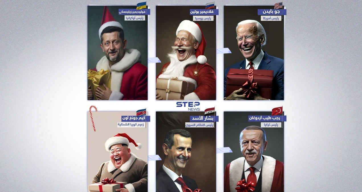 ماذا لو كانت هذه الشخصيات بابا نويل؟ ماذا سيقدمون هدية للعام الجديد 2023؟  جزء من التصميم تم بواسطة الذكاء الصناعي