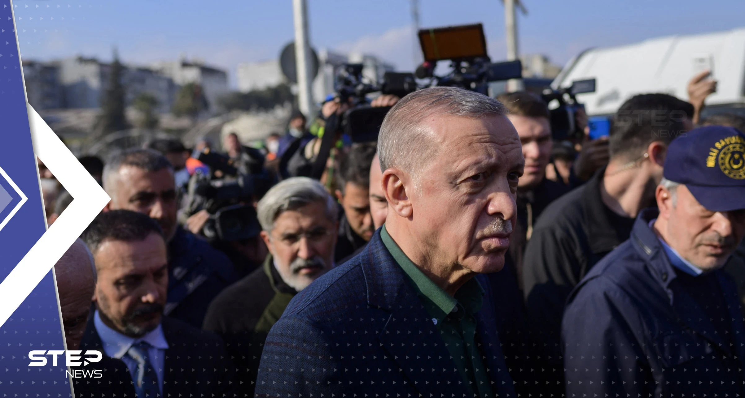 أردوغان يعتذر لسكان مدينة تركية عقب الزلزال المدمّر