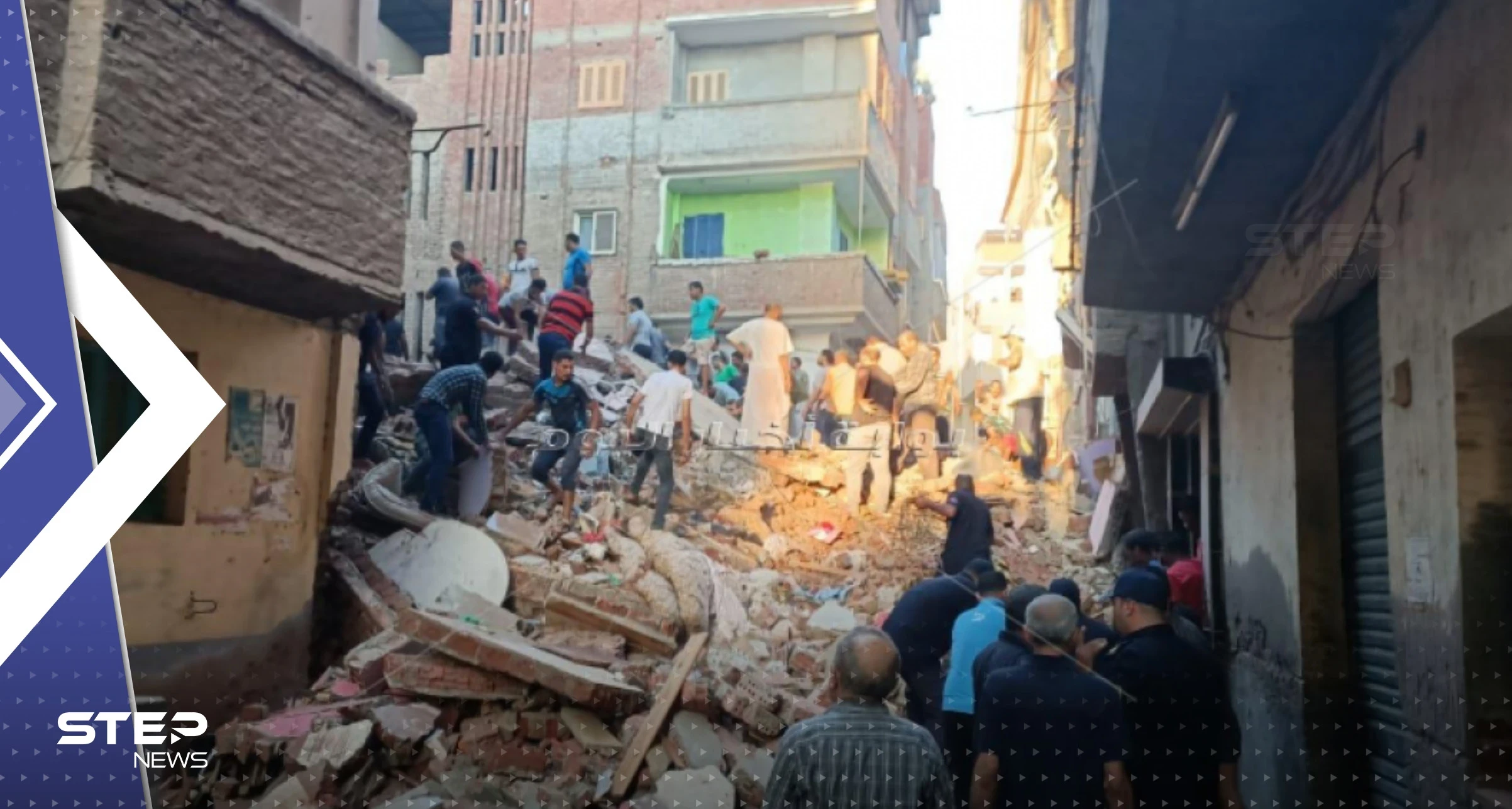 انهيار عقارين في مصر خلال ساعات والبحوث الفلكية تنفي "التسونامي"