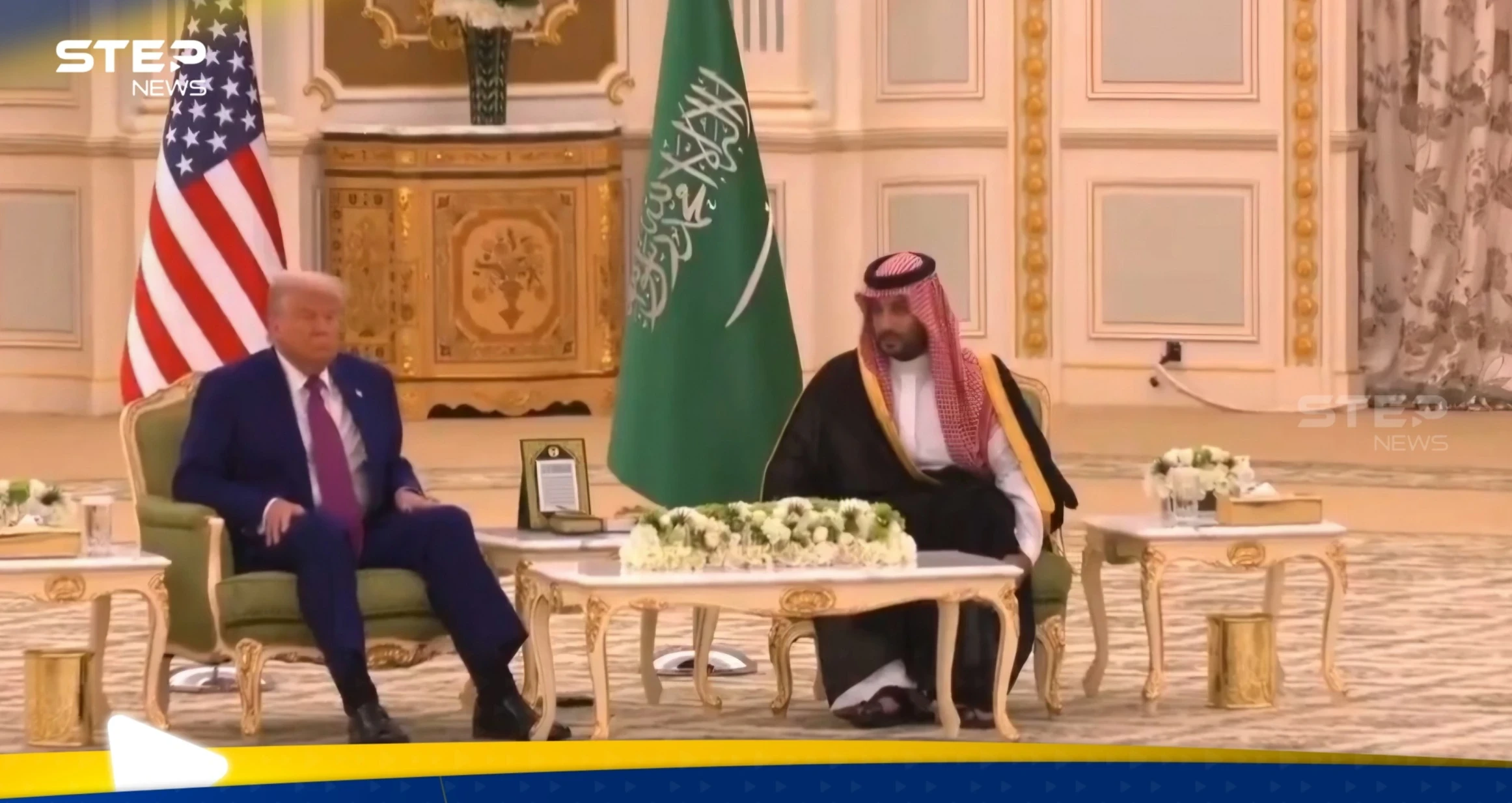 بن سلمان وترامب يوقعان اتفاقية الشراكة الاستراتيجية بين البلدين