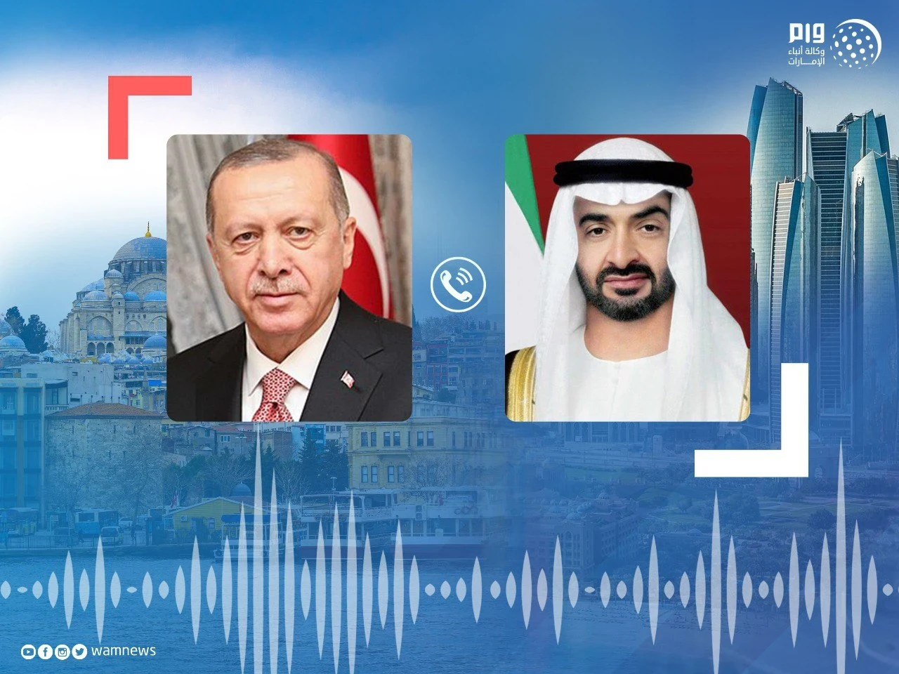 ولي عهد أبو ظبي الشيخ محمد بن زايد يبحث هاتفياً مع أردوغان العلاقات الثنائية... إليك التفاصيل