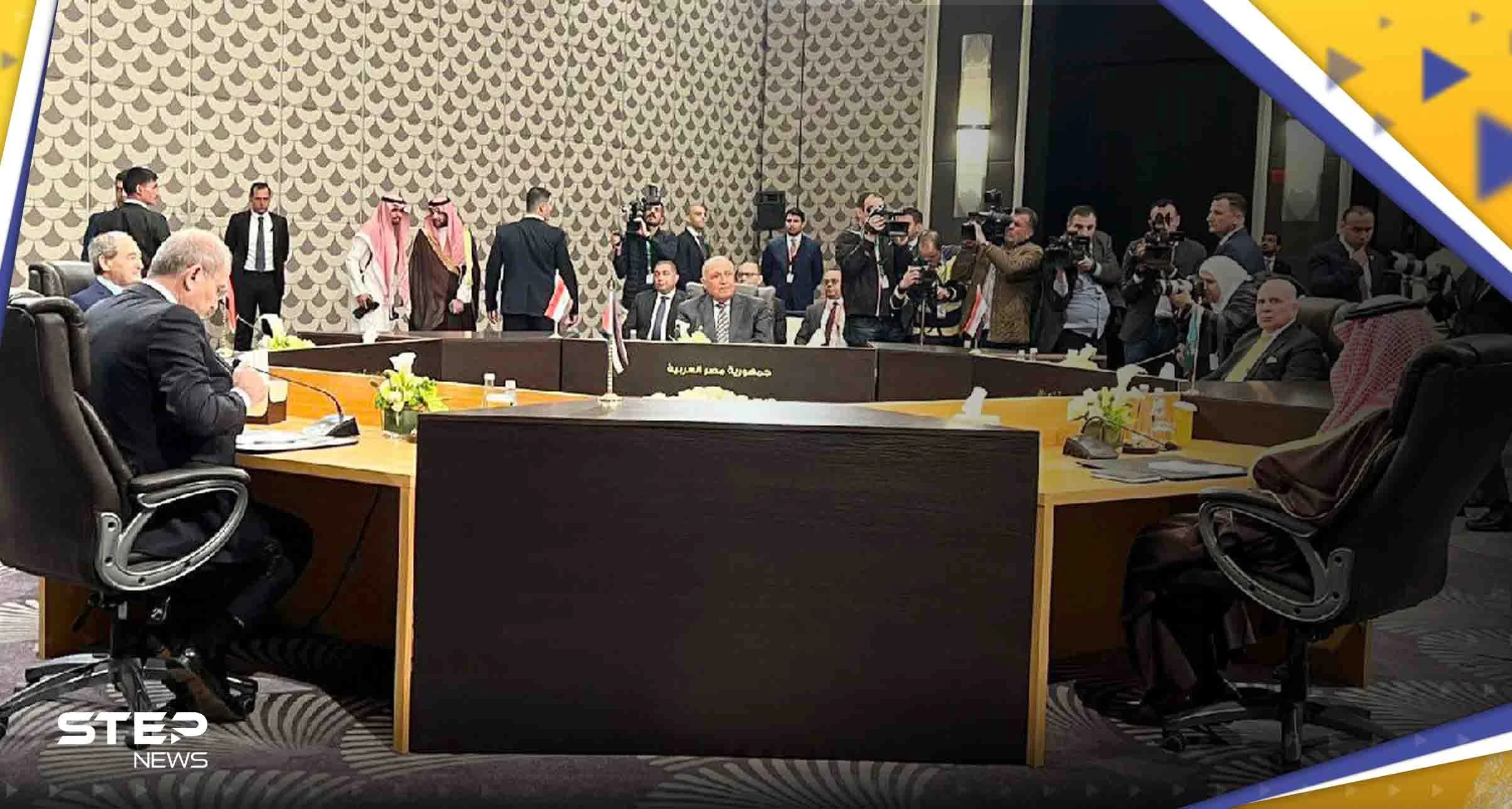 شاهد|| وزير الخارجية الأردني يستقبل نظراءه من مصر والسعودية وسوريا والعراق