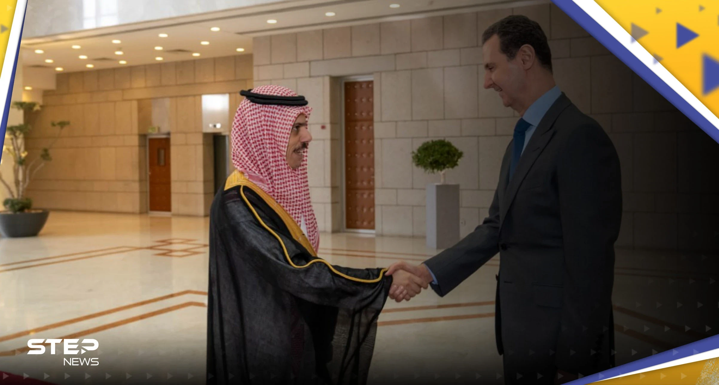 شاهد|| الرئاسة السورية والخارجية السعودية تكشفان ما دار بين الأسد وبن فرحان في دمشق