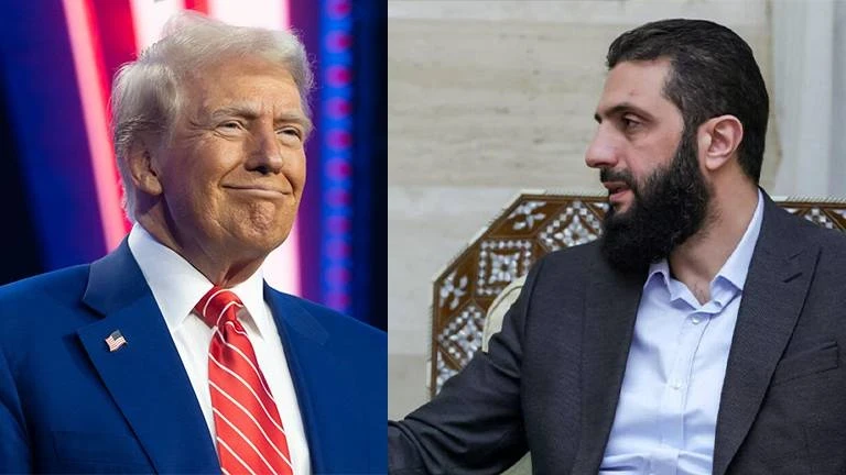 بدء لقاء ترامب وأحمد الشرع في السعودية