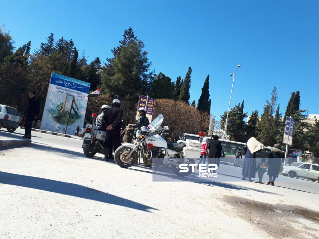 عدسة ستيب ترصد ساحة الجامعة في مدينة حلب