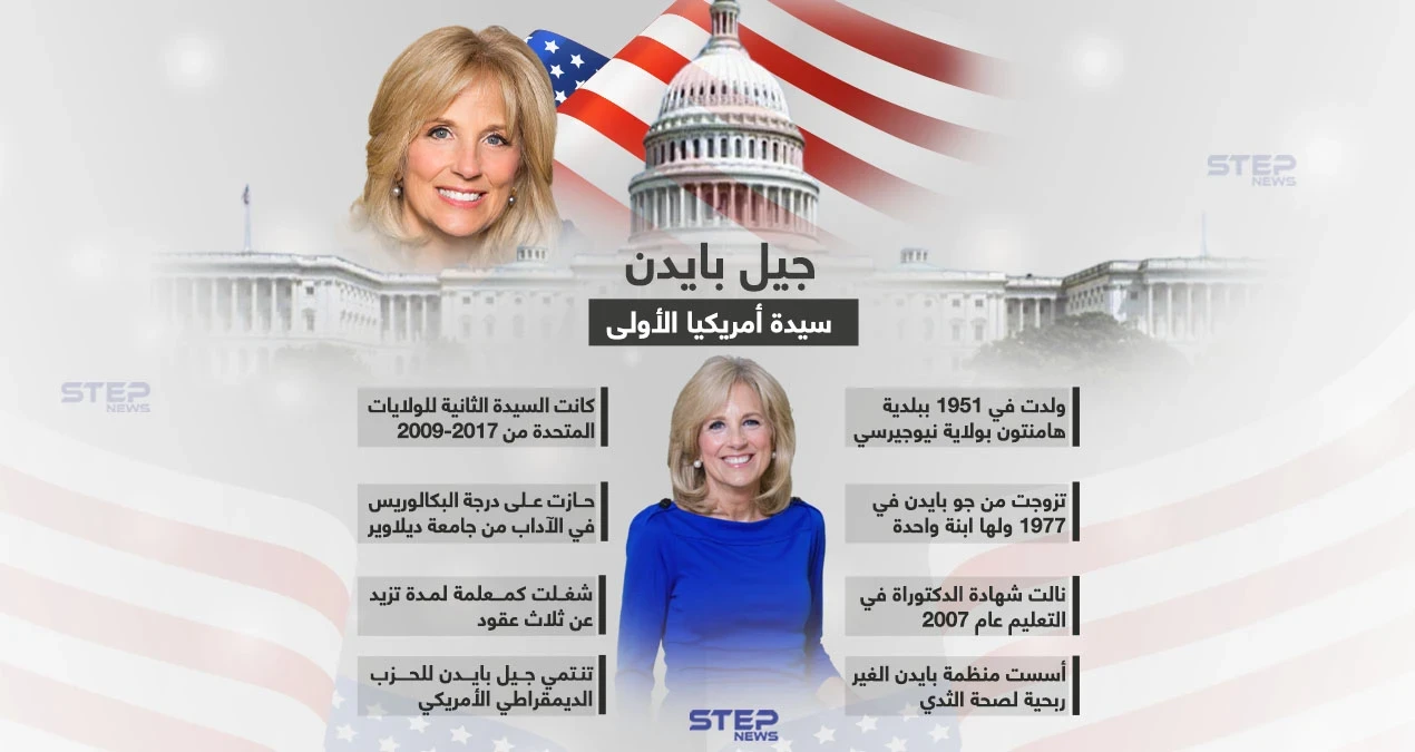 تعرف على سيدة أمريكا الأولى "جيل بايدن"