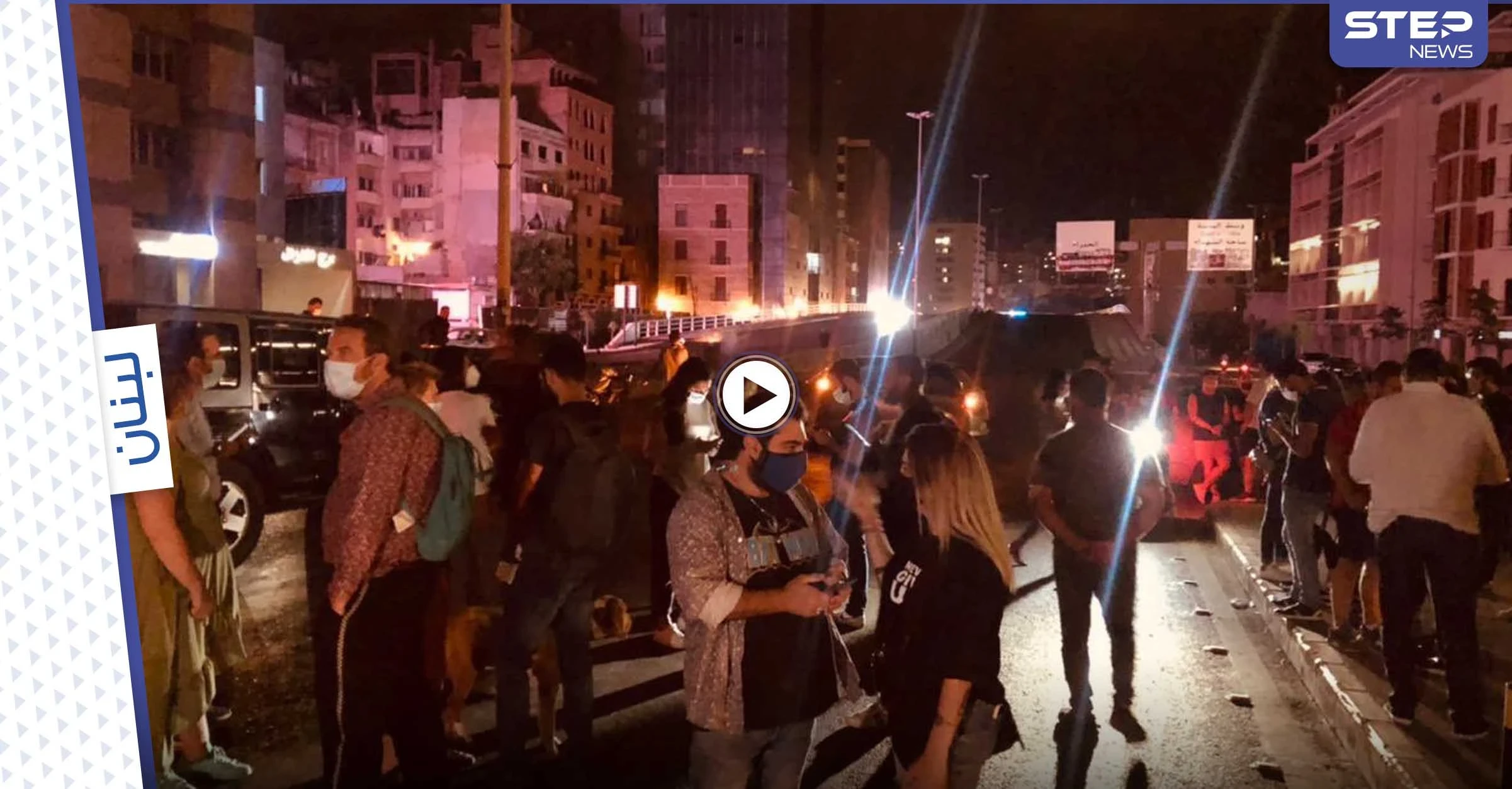 محتجون يشعلون الوضع في لبنان بسبب تردي الأوضاع الاقتصادية ويقطعون طرقات رئيسية في بيروت (فيديو)