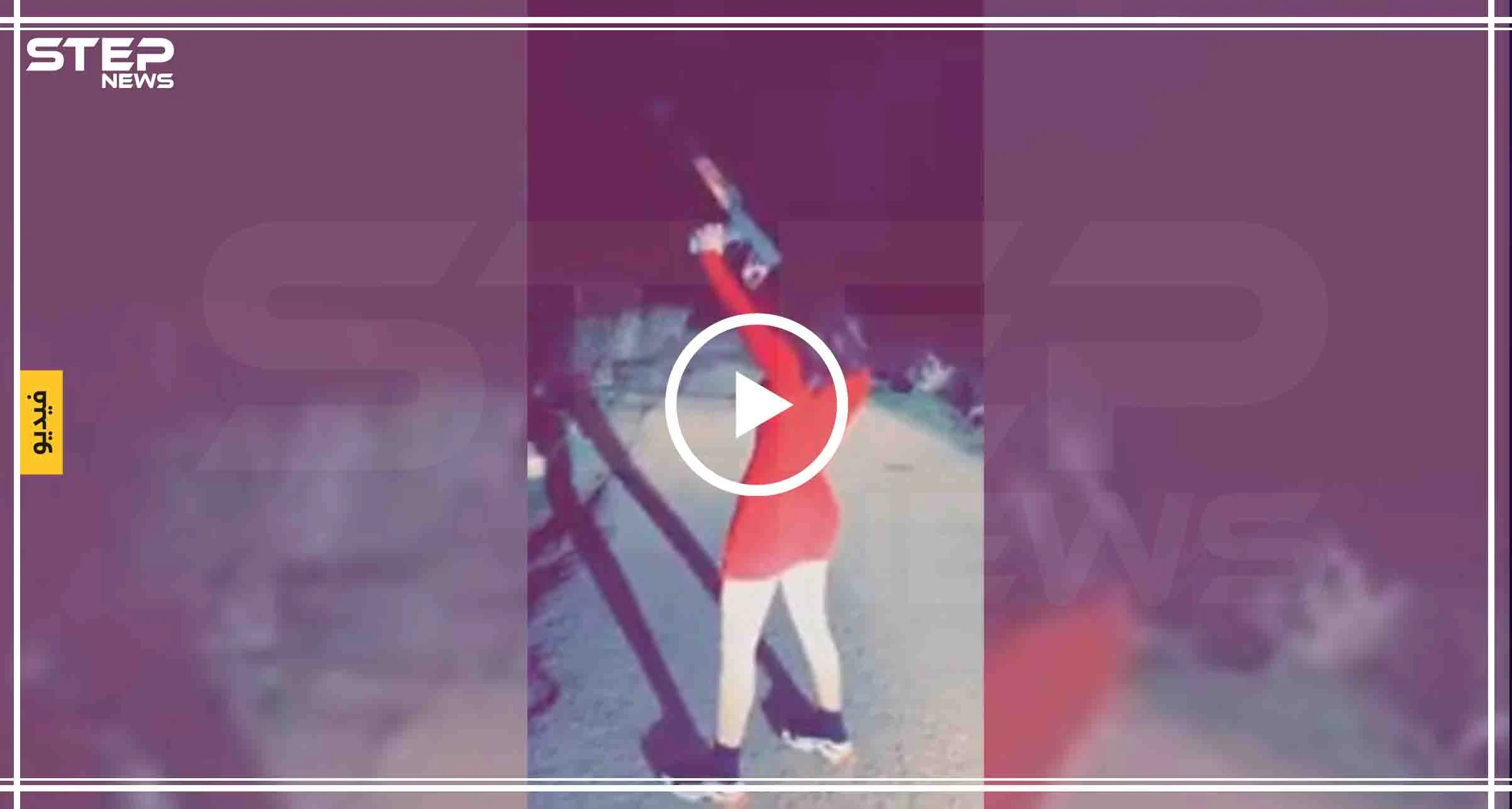 بفستان أحمر قصير.. أنجي خوري تطلق الرصاص وتهدد كارهيها بالقتل (فيديو)