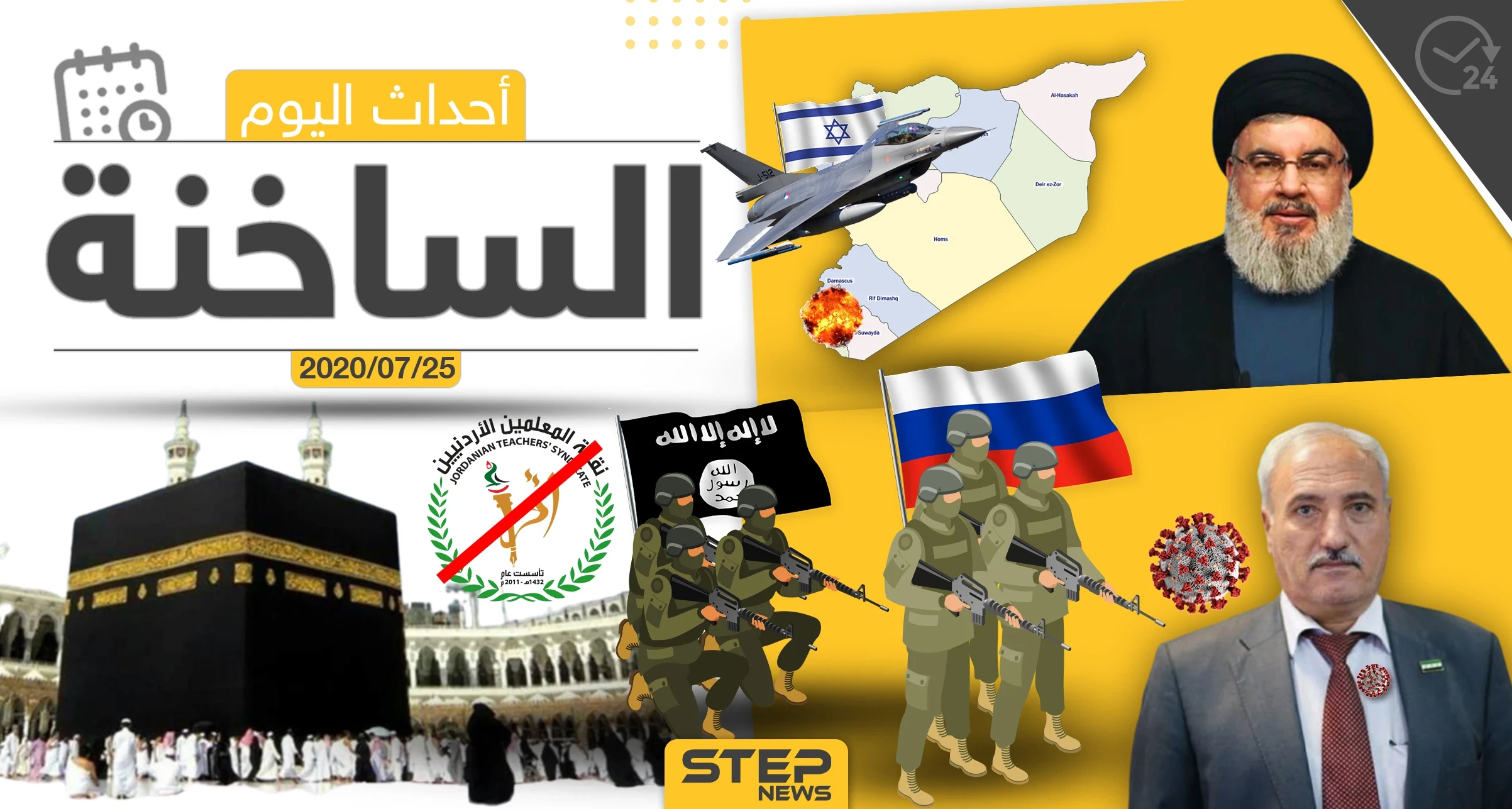 أهم أحداث سوريا والعالم- السبت 25/07/2020