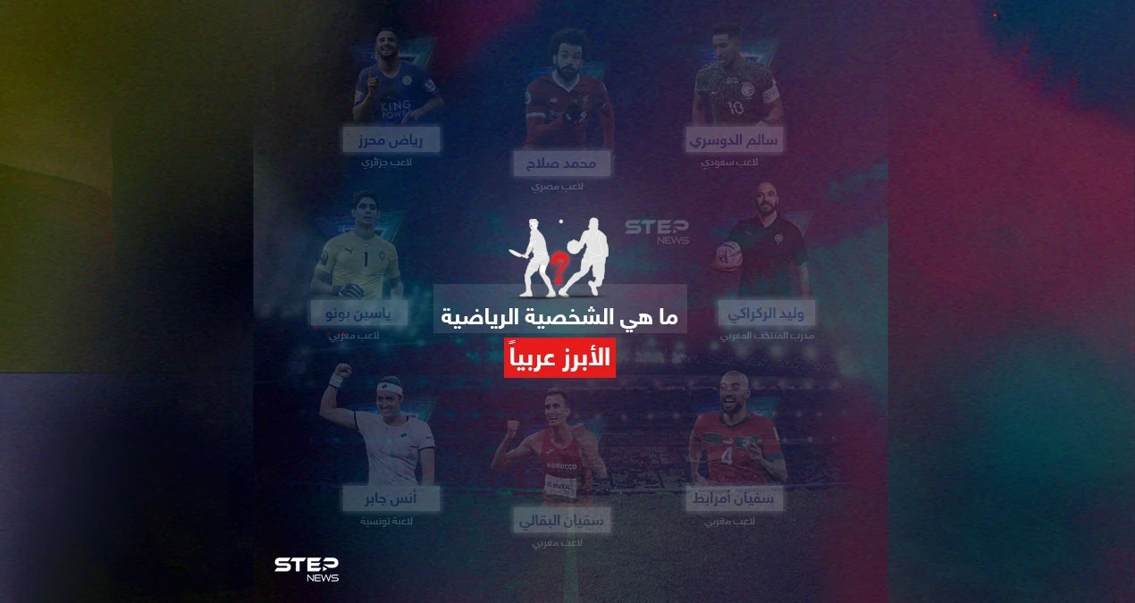 برأيك من هي الشخصية الرياضية العربية التي تصدرت المشهد لهذا العام؟